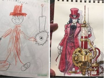 Dad Turns Sons’ Doodles Into Art